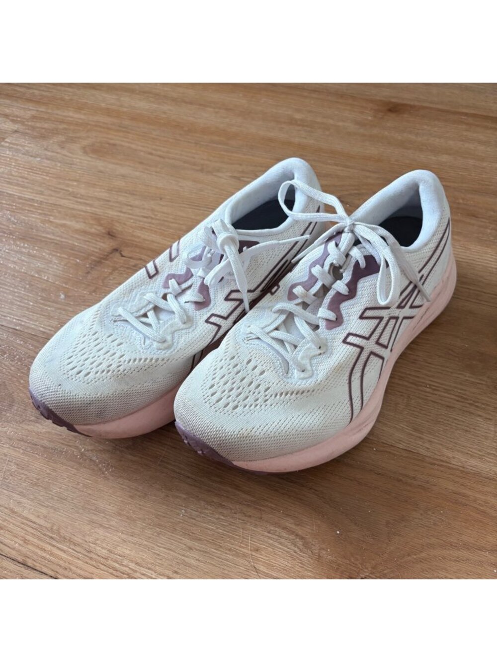 Asics Ortholite Athletic Gel Pulse 15 Lace Up Running Shoes White Size 8.5